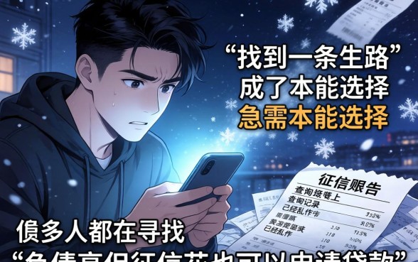 负债高征信花还能下款的口子，深入剖析5个18岁必下款的网贷软件