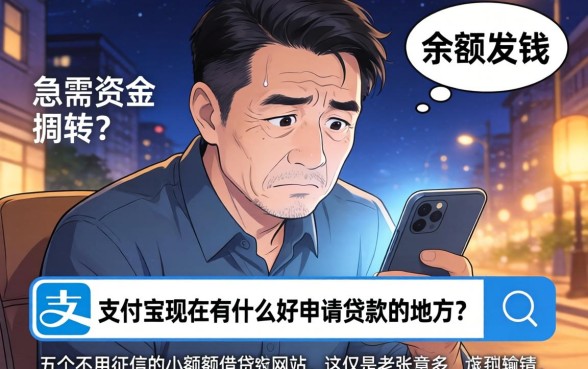 支付宝现在有什么好下款的口子，细致阐述五个不上征信的贷款平台