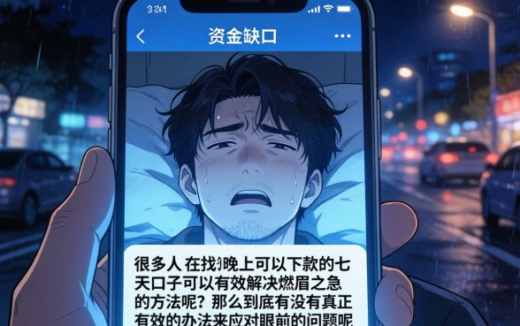 晚上能下款的七天口子，筛选五个不看征信小额借钱的软件