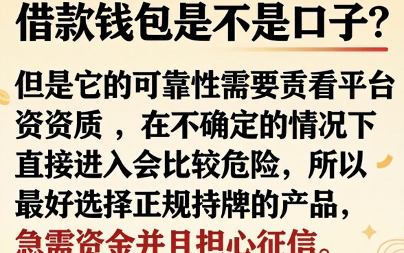 借款钱包是口子吗，热忱推荐5个不看征信网贷平台放款快的平台