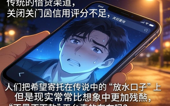 放水口子不黑不下款，倾情分享5个急用不求评分快借无忧的软件