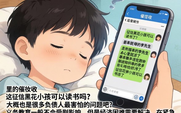 征信黑花了小孩能上学吗，整合5个手机和身份证快速借钱口子