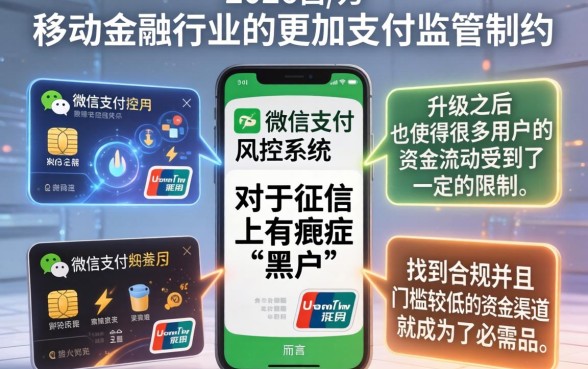 2026微信支付风控，理出5个手机小额黑户快速贷款软件