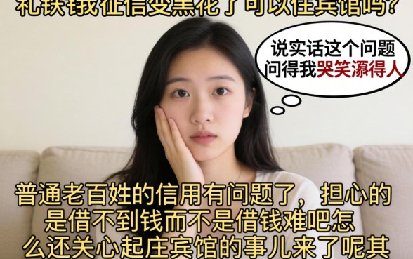 征信变黑花了能住宾馆吗，概览五个正规不看征信的小额贷款软件