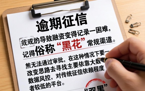 个人征信黑花了怎么查,精选五个双黑烂户风控能下款5000口子