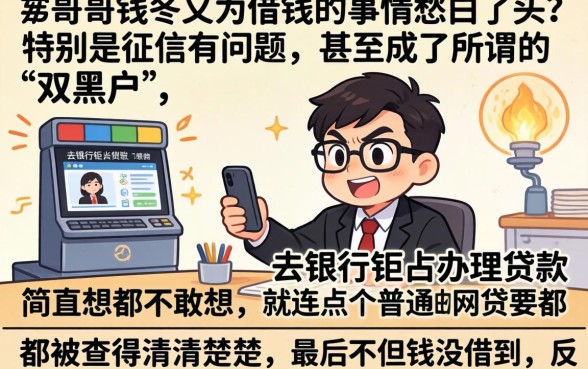 双黑色也能下款的口子，详尽说明五个无视评分的贷款口子