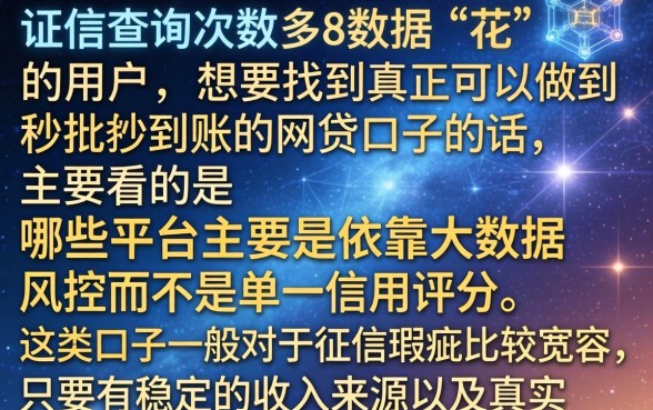 秒批秒到账的网贷口子，整合五个征信花居然都下款的口子
