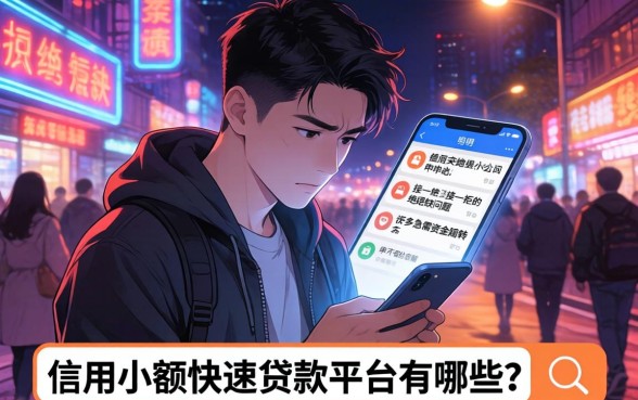 信用小额快速贷款平台有哪些，诚意推荐5个黑户可以做大额贷款口子