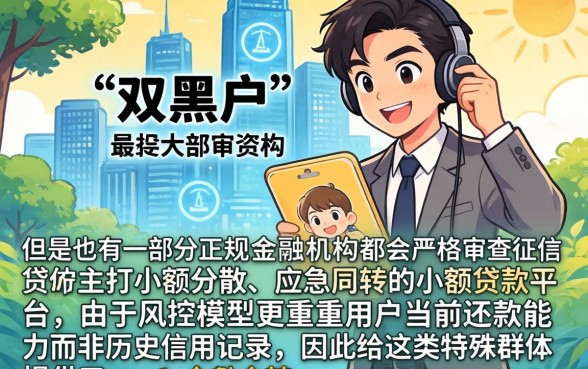 双黑户可以下款的口子，鼎力推荐5个不看黑户下款的软件