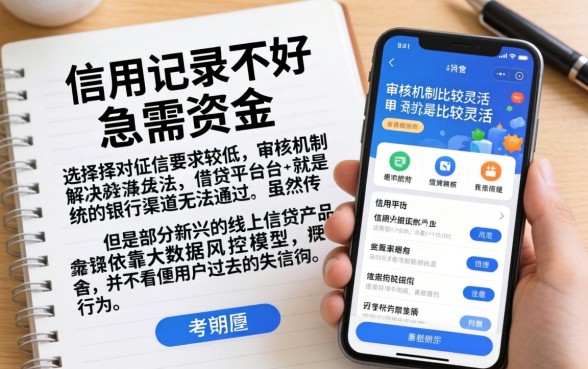 信用不好怎么借钱软件，枚举五个新号易贷速审秒下款平台