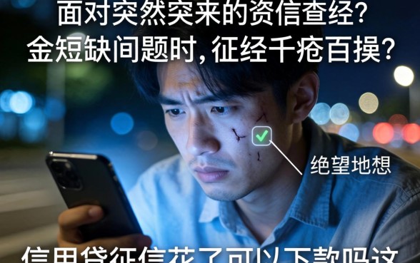 信用贷征信花了能下款吗，诚意推荐五个无视一切是人就下款的口子