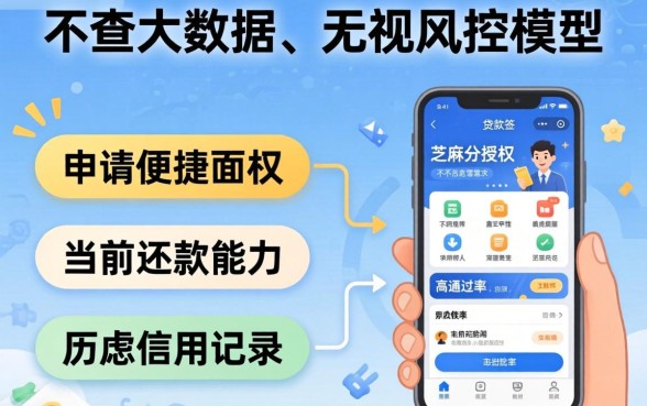 不看大数据和风控的软件,条列5个不用面签和芝麻分的贷款app