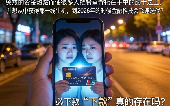 2026靠信用卡必下款的网贷，条列五个最新秒批小额贷款口子