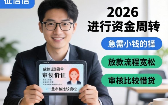 2026身份证什么好借钱，整理五个手机小额黑户快速贷款软件