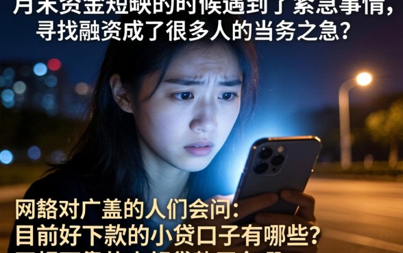 好下款的小贷口子，梳理五个比较好的小额贷款口子