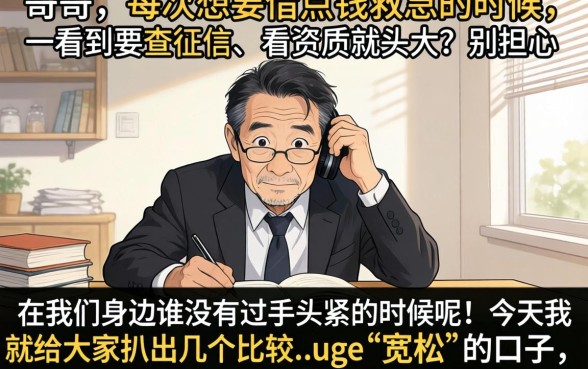 小额贷款不看资质的，梳理五个靠谱借钱的网贷平台