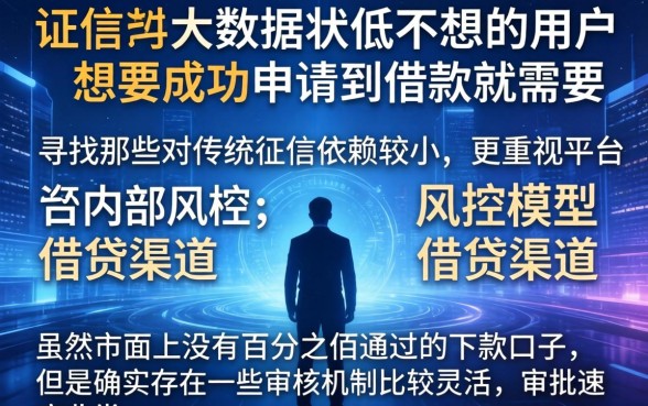 征信大数据不好能下款的口子,详尽说明五个闪电审批的口子