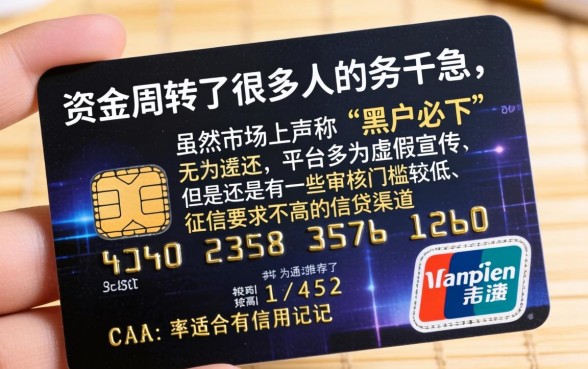 信用卡透支还不上怎么办，甄选5个黑户可以下的贷款平台