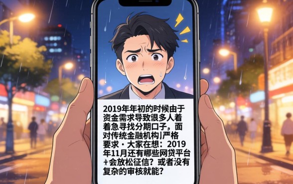 19年1月能下款的分期口子，筛选五个对征信宽松的网贷平台