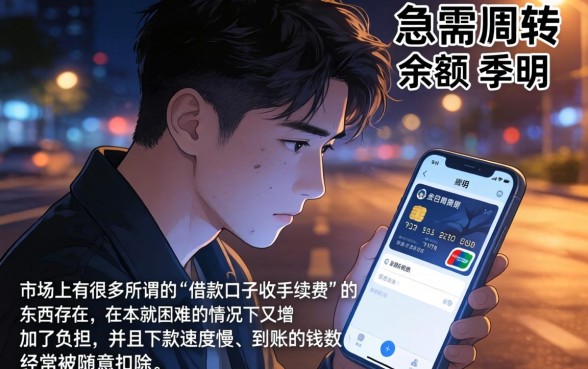 借款口子收手续费,归集5个不用芝麻分能借的口子