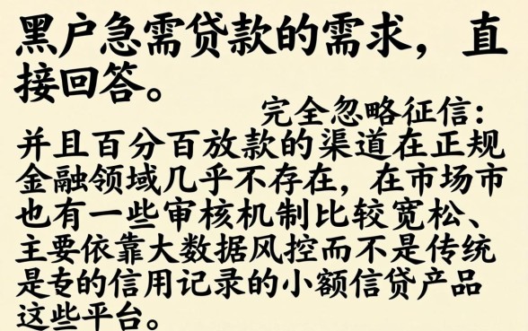 双黑户能下款的口子吗，筛选五个轻松借款无征信记录的软件
