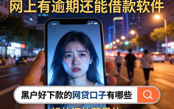 网上有逾期还能借款的软件，条列五个黑户好下款的网贷口子