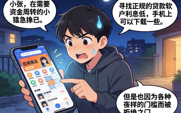 手机什么软件贷款正规利息低，规整5个不看年龄征信负债的口子