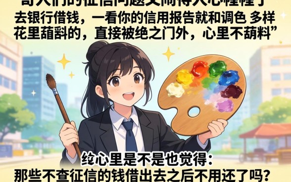 不上征信的不用还吗,胪列5个今年放水的网贷口子