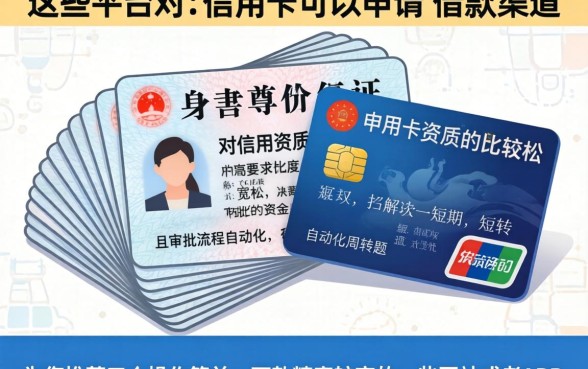 信用卡就可以下款的口子，揭秘5个凭身份证借款的软件