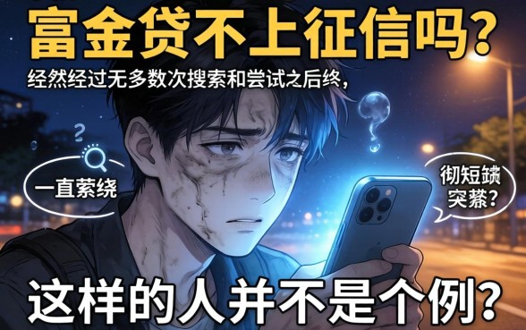 富金贷不上征信吗,详尽说明5个简单容易贷款软件