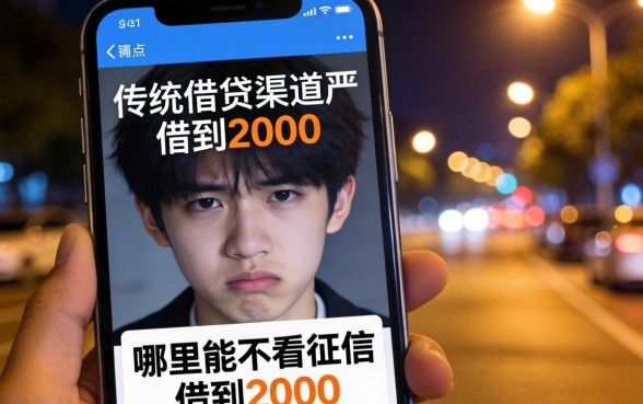 哪里能不看征信借到2000，倾情分享5个满19岁可以借款的软件