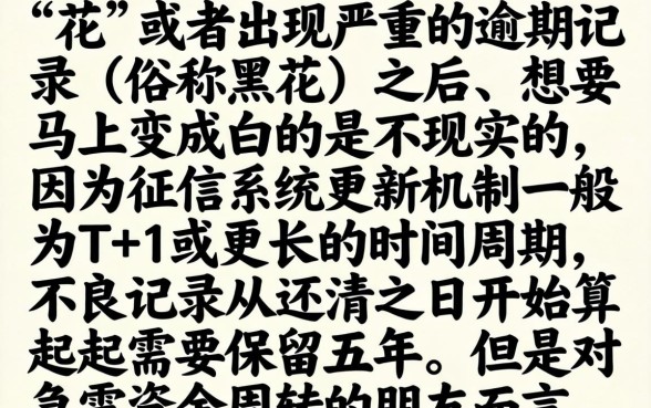 征信黑花了能立马白吗，汇整五个11月能贷款的软件