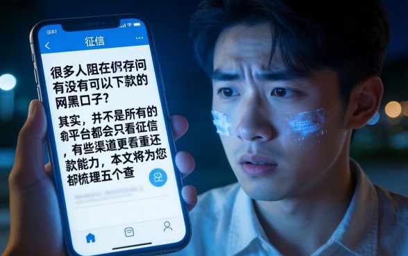 有没有网黑还能下款的口子，梳理五个看银行流水的网贷平台