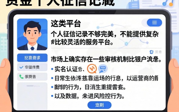 大额借款平台不查征信，枚举5个不查流水的小额度贷款平台