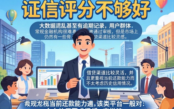 征信评分差的借款口子，热忱推荐五个无视逾期大数据花户黑户口子