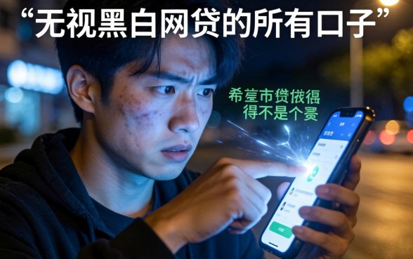 无视黑白网贷所有口子，热忱推荐五个不看征信的借钱软件