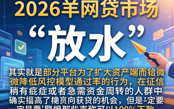 2026年黑户放水口子，鼎力推荐5个网贷大口子轻松借app