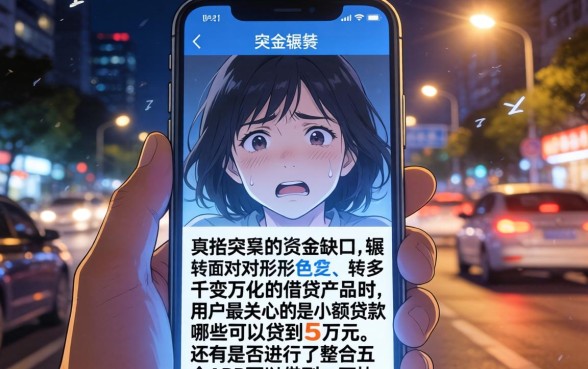 小额贷款哪个能贷5万，整合5个APP容易借款1万块的口子