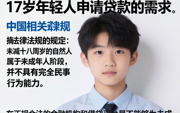 17岁年轻人申请贷款，鼎力推荐五个无视风控不看征信的网贷