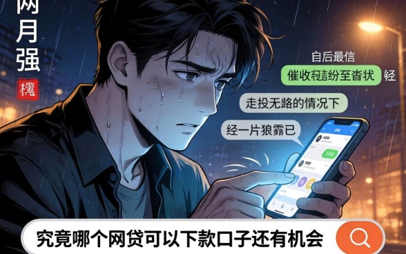 哪个网贷能下款的口子，归纳5个高炮双黑逾期必下款平台