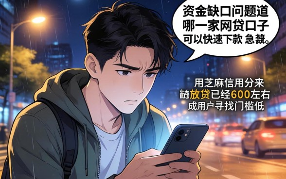 哪个网贷口子好下款快，详细阐述5个芝麻信用600贷款软件