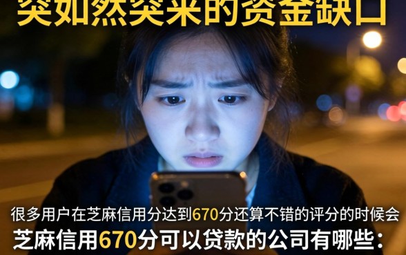 芝麻信用670贷款哪家好，诚意推荐五个金融创新秒下不要芝麻分的app
