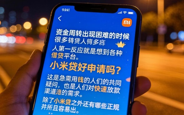 小米贷容易下款吗，梳理五个分期有额度的网贷口子