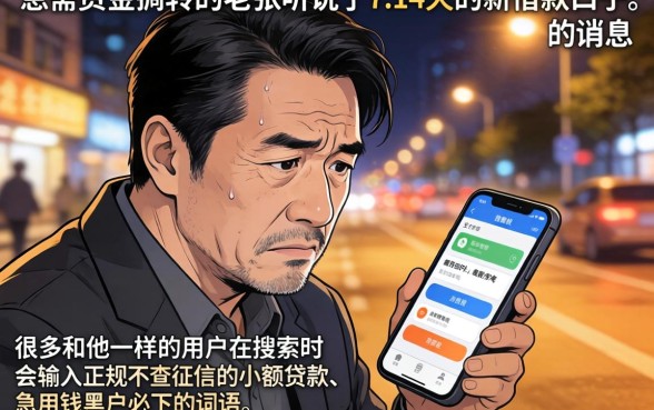 最新借款口子7.14天，归集5个正规不看征信的小额贷款平台