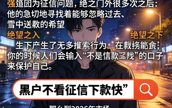 黑户不看征信下款快的口子，详尽说明五个不审核直接下款的口子