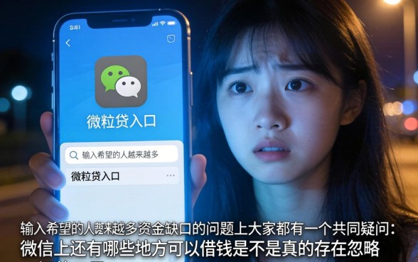 微信还有什么口子可以借款的，枚举五个无视一切是人就下款的口子