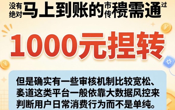 1000元借款秒到账，深入剖析五个网贷黑户必过平台