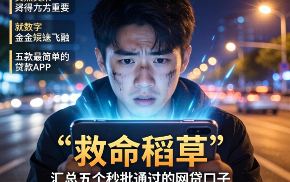 五款最容易的贷款app,整合5个秒批通过的网贷口子