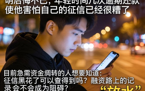 征信黑花了可以查出来吗,汇整五个放水的贷款口子