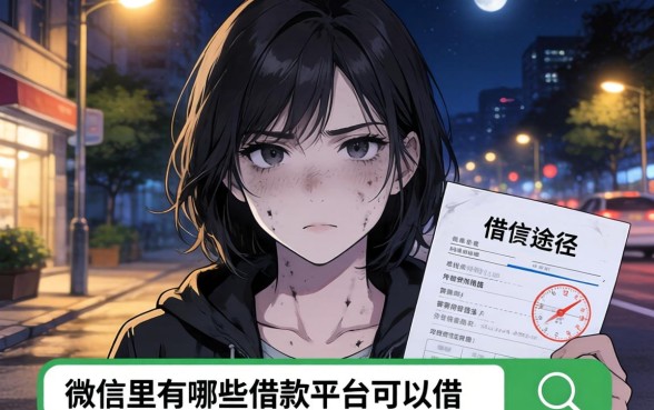 微信里有哪些借款平台可以借，热忱推荐五个无视黑花半夜下款的网贷口子